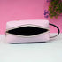 Personalized PU Box Pouch with Charm- Light Pink